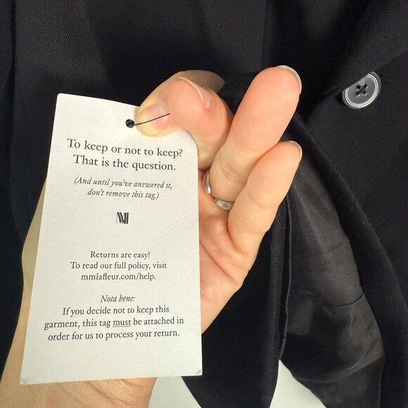 MM LaFleur Blazer NWT Womens Roxanne Double Breasted Jacket Size +3, 22 - Picture 9 of 12